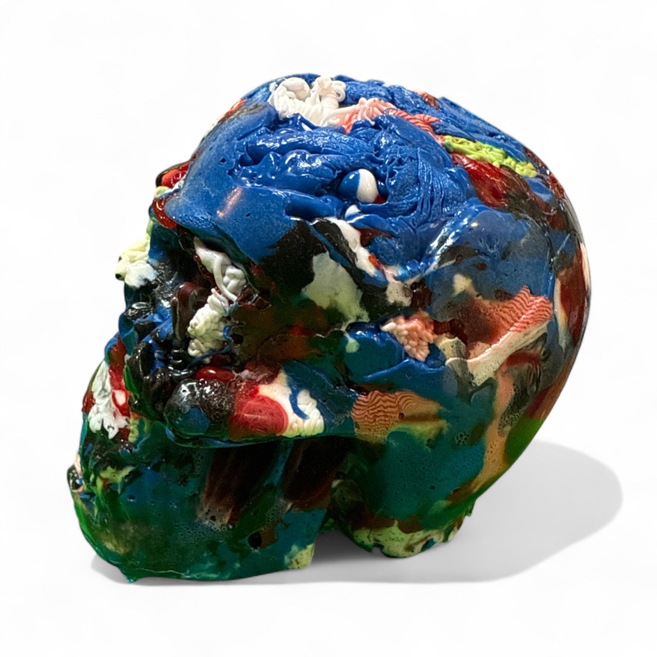 Recycled filament skull