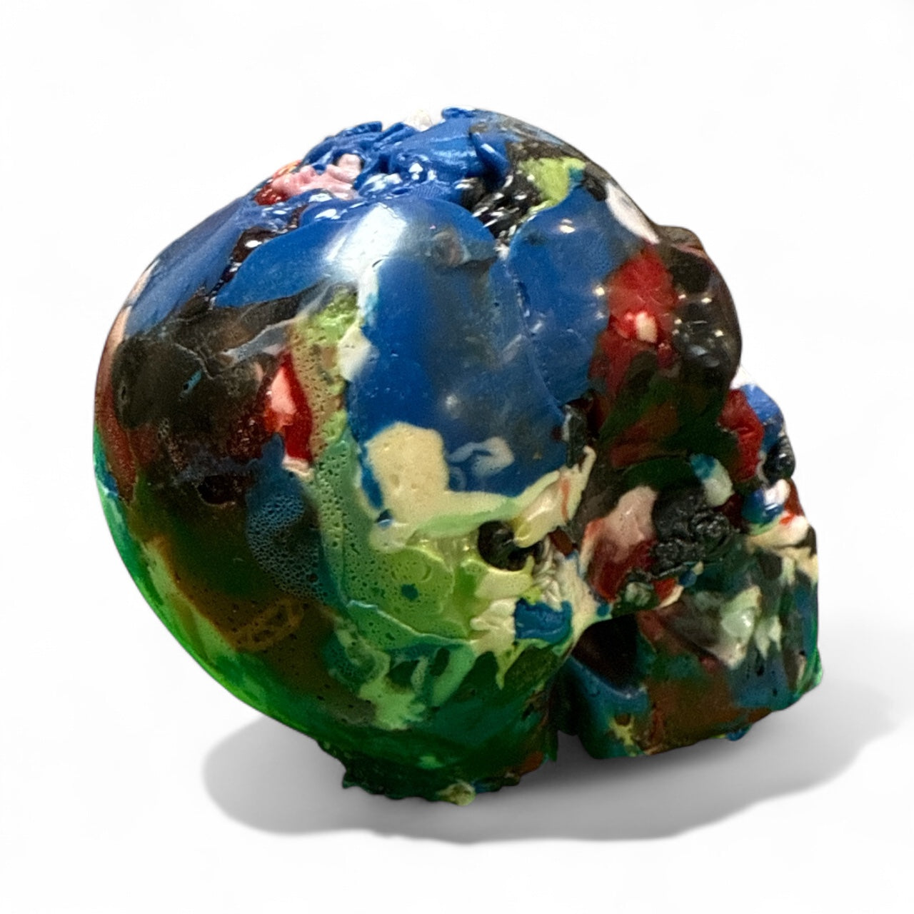 Recycled filament skull