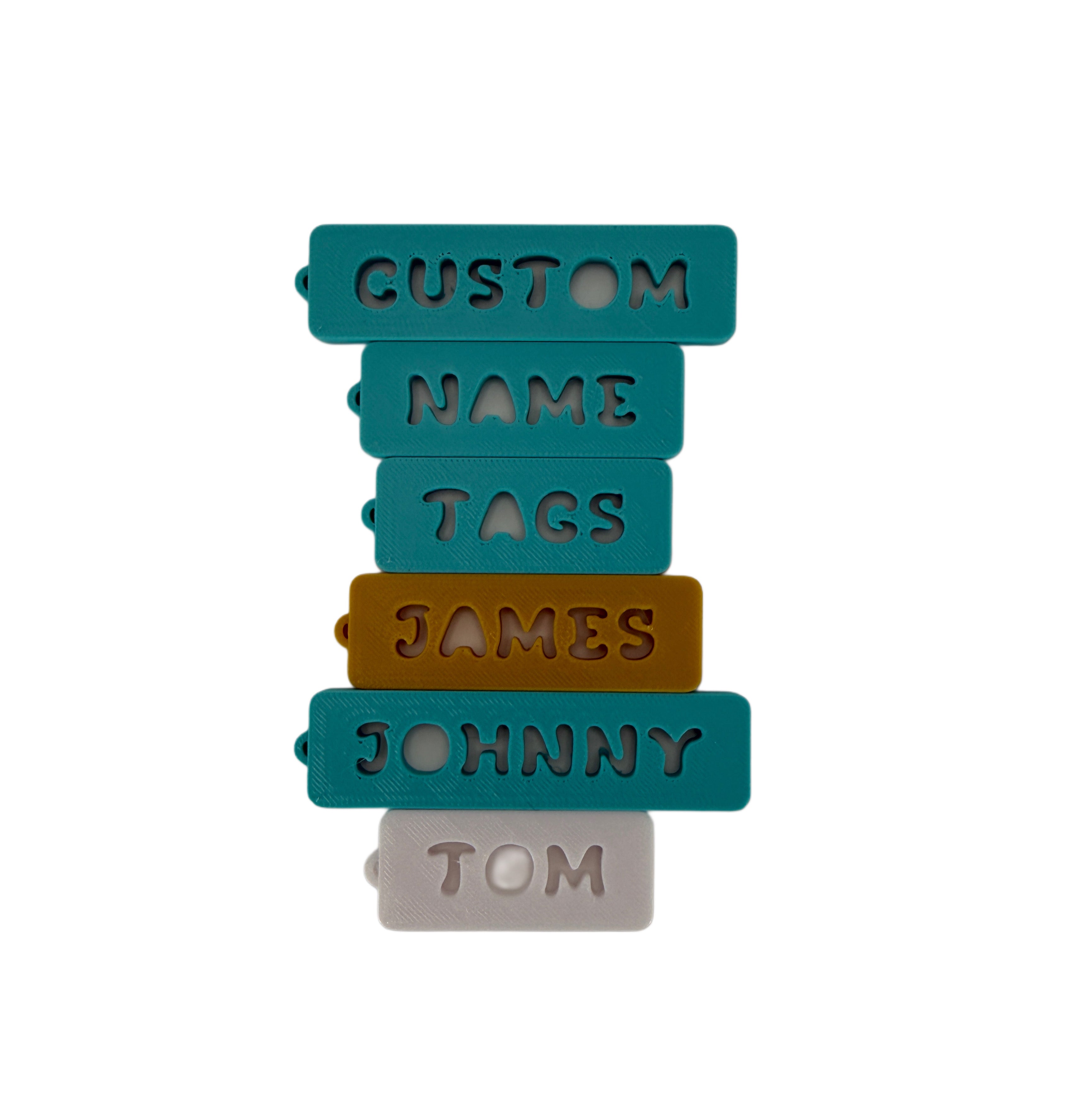 Custom 3D Printed Nameplate – Open Text Font Design