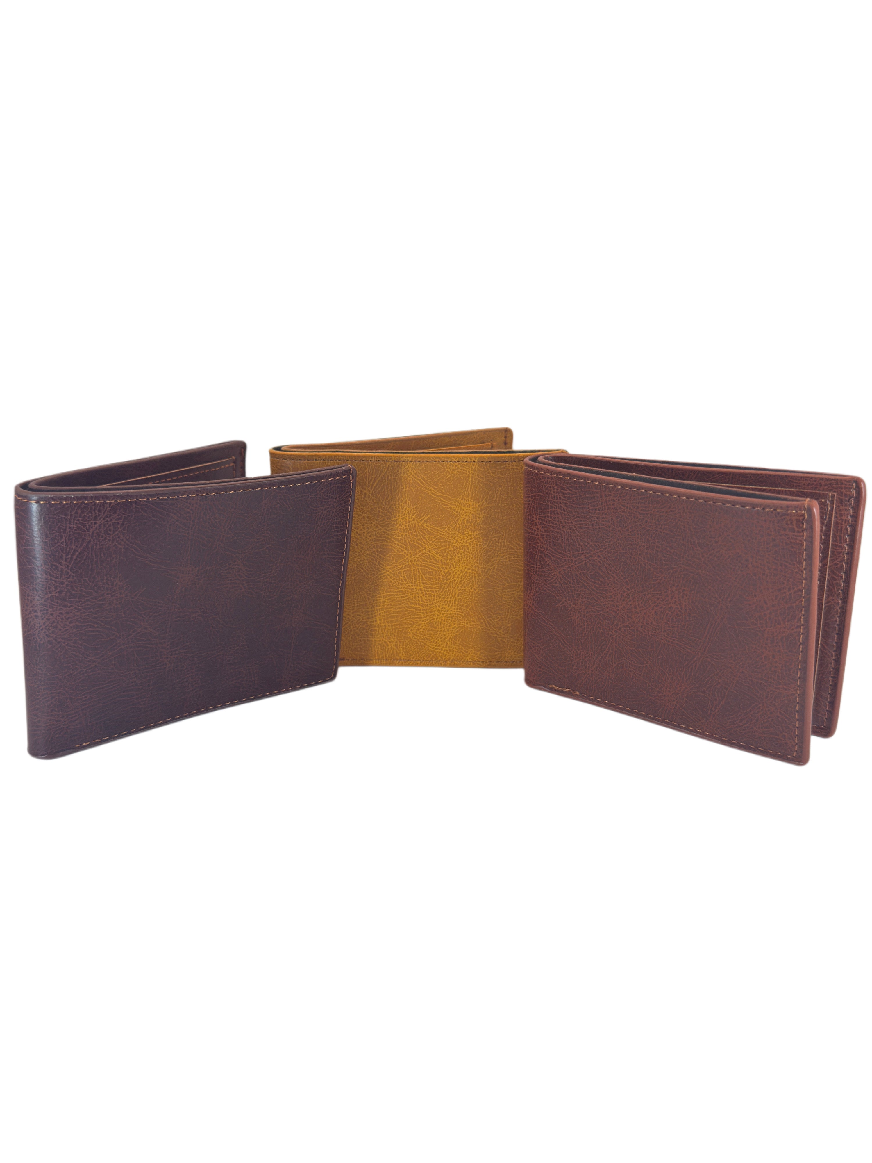 Personalised Engraved Leather Wallet – Available in 3 Colours