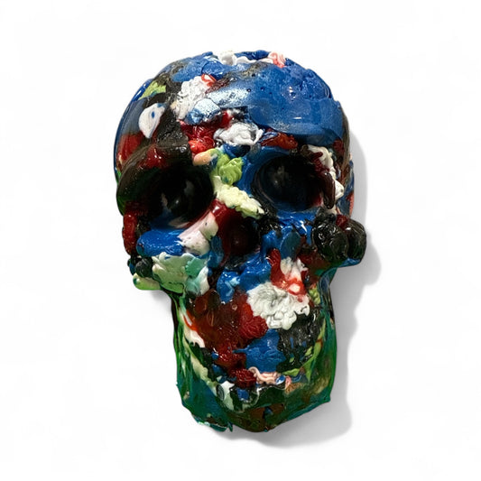 Recycled filament skull