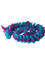 3D Printed Mythical Dragon (Blue & Purple Edition)