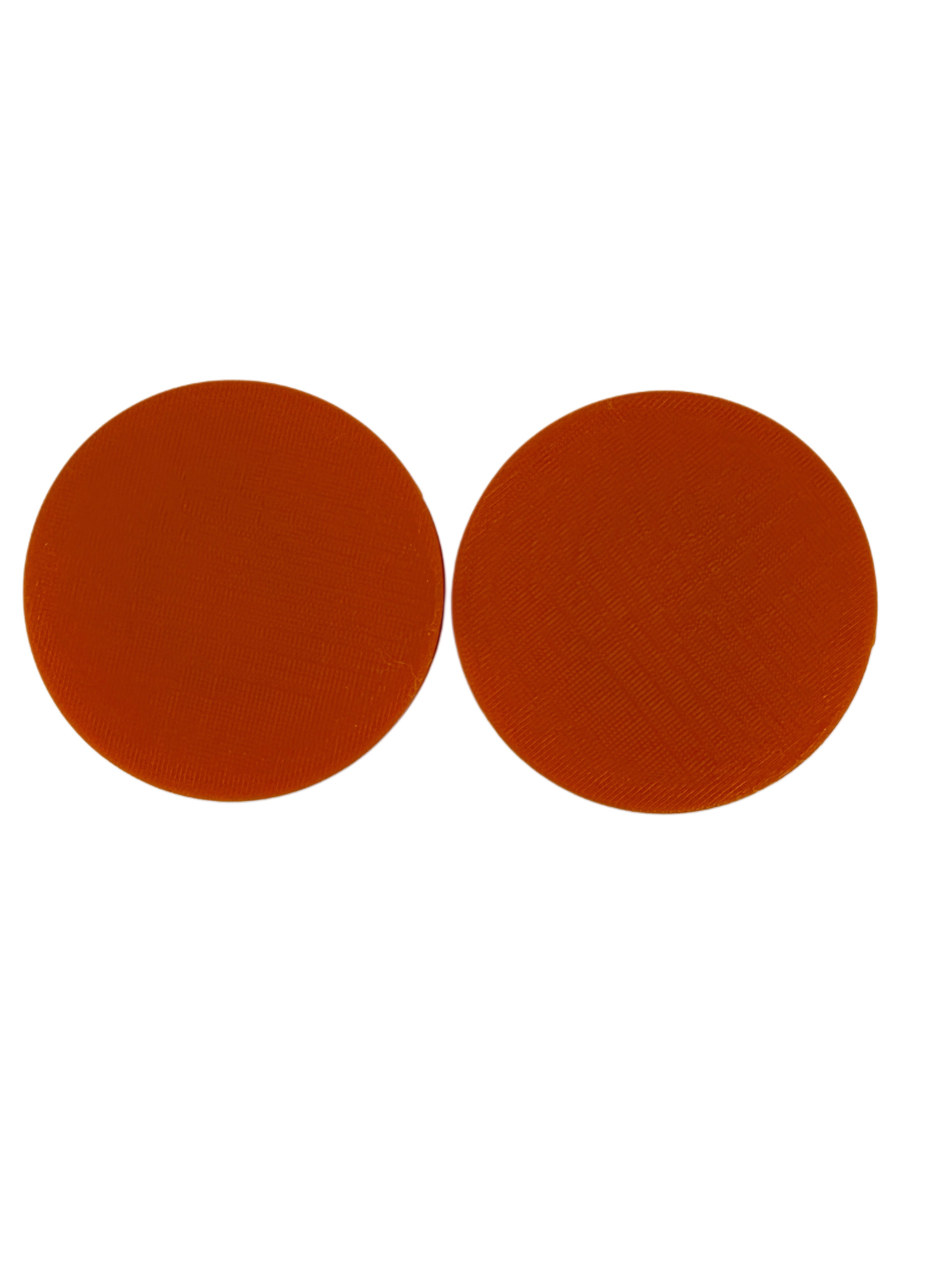 3D Printed Dogecoin – Orange & White Finish