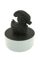 Xenophon (Alien) Inspired Duck – 3D Printed Collectible – Jet Black Finish