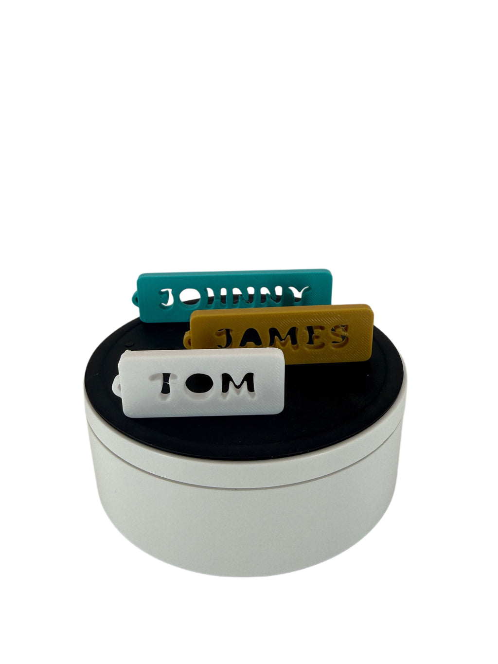 Custom 3D Printed Nameplate – Open Text Font Design