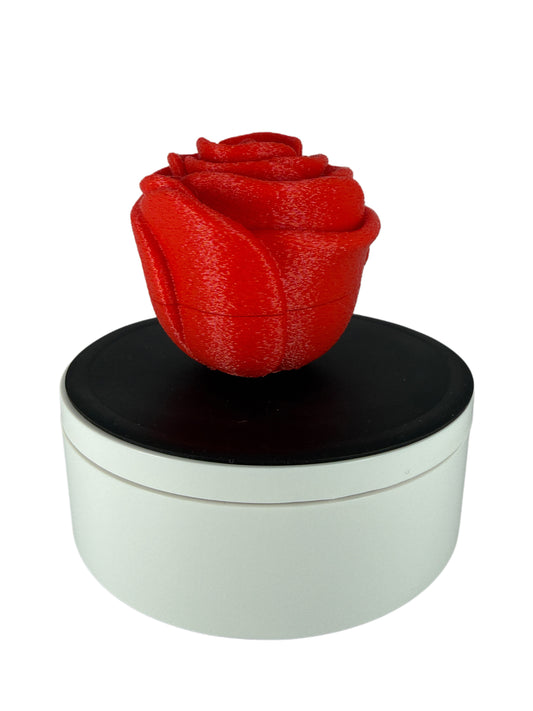 3D Printed Rose Keepsake Trinket Box