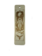 Space-Themed Wooden Bookmarks – Engraved Design | 5★ Rating