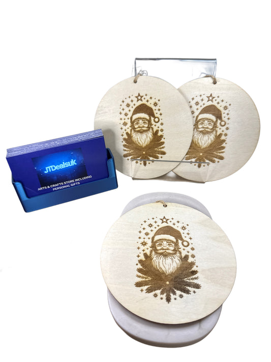 Wooden Christmas Tree Baubles