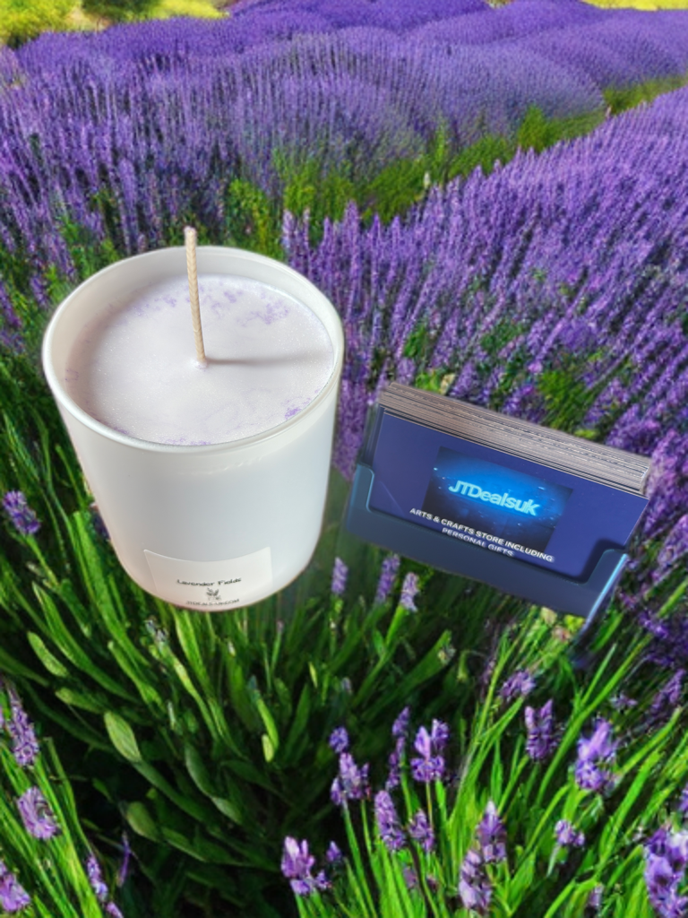 Lavender fields scented candle