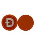 3D Printed Dogecoin – Orange & White Finish