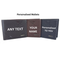 Personalised Leather Wallet – Premium Finish - Available in 3 colours