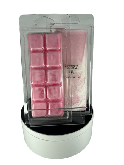 Cherry Blossom & Warm Petals Scented Soya Wax Snap Bar – Soft Floral Fragrance