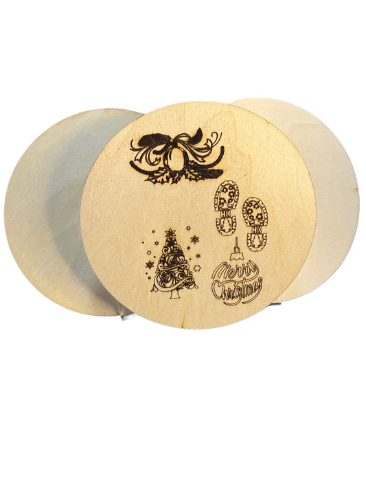 Personalised tabletop coasters ￼
