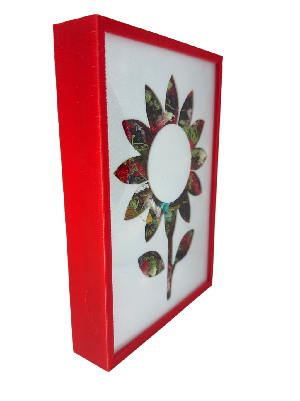 3D Printed Sunflower Picture Box – Eco-Friendly Decorative Storage Piece