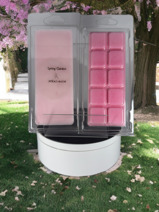 Spring Gardens Scented Soya Wax Snap Bar – Sweet, Earthy with a Hint of Pine