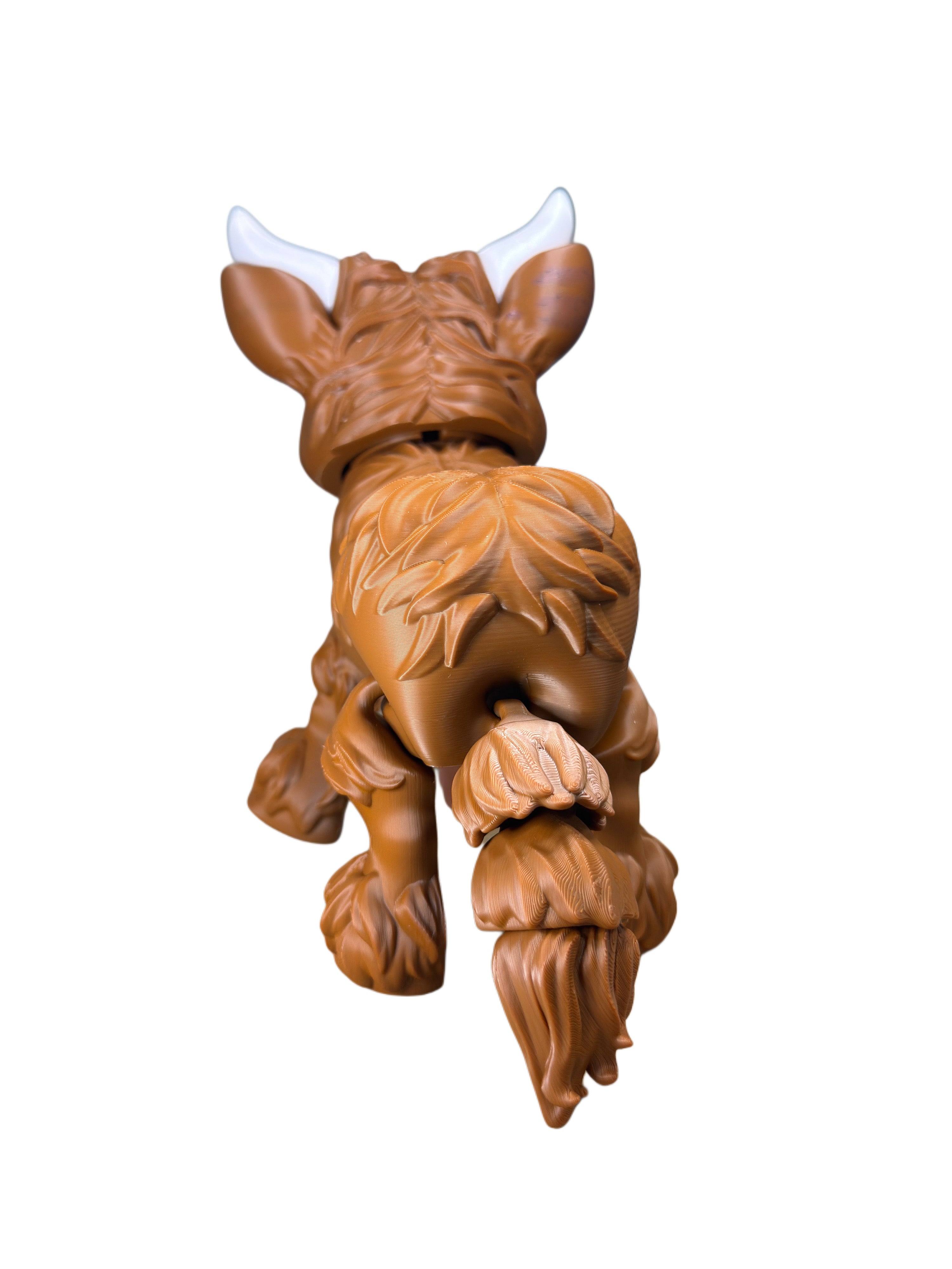 Custom 3D Printed Highland Cow – Detailed Collectible