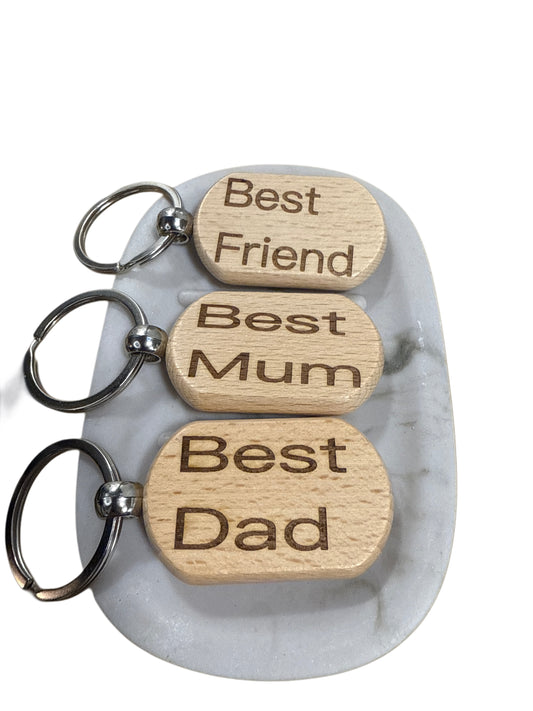 Personalised keyring