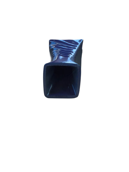 Metallic Silk blue vases