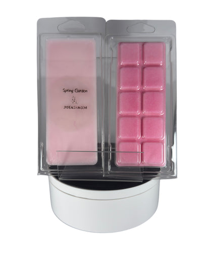 Spring Gardens Scented Soya Wax Snap Bar – Sweet, Earthy with a Hint of Pine