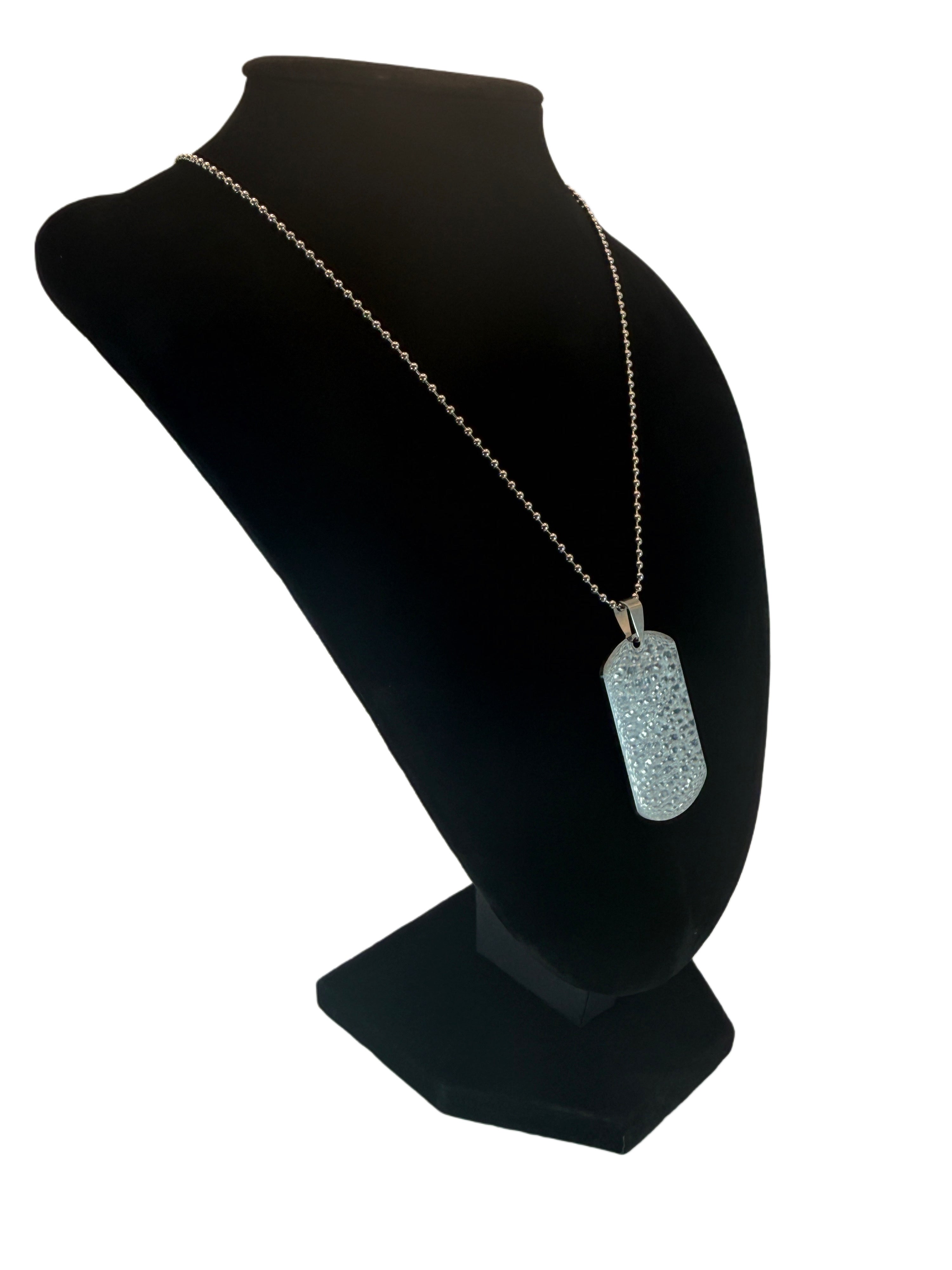 Personalised Dog Tags & Ball Chain Necklace