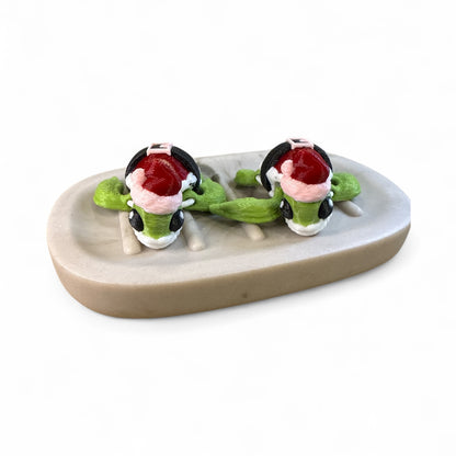 Articulated Santa turtles