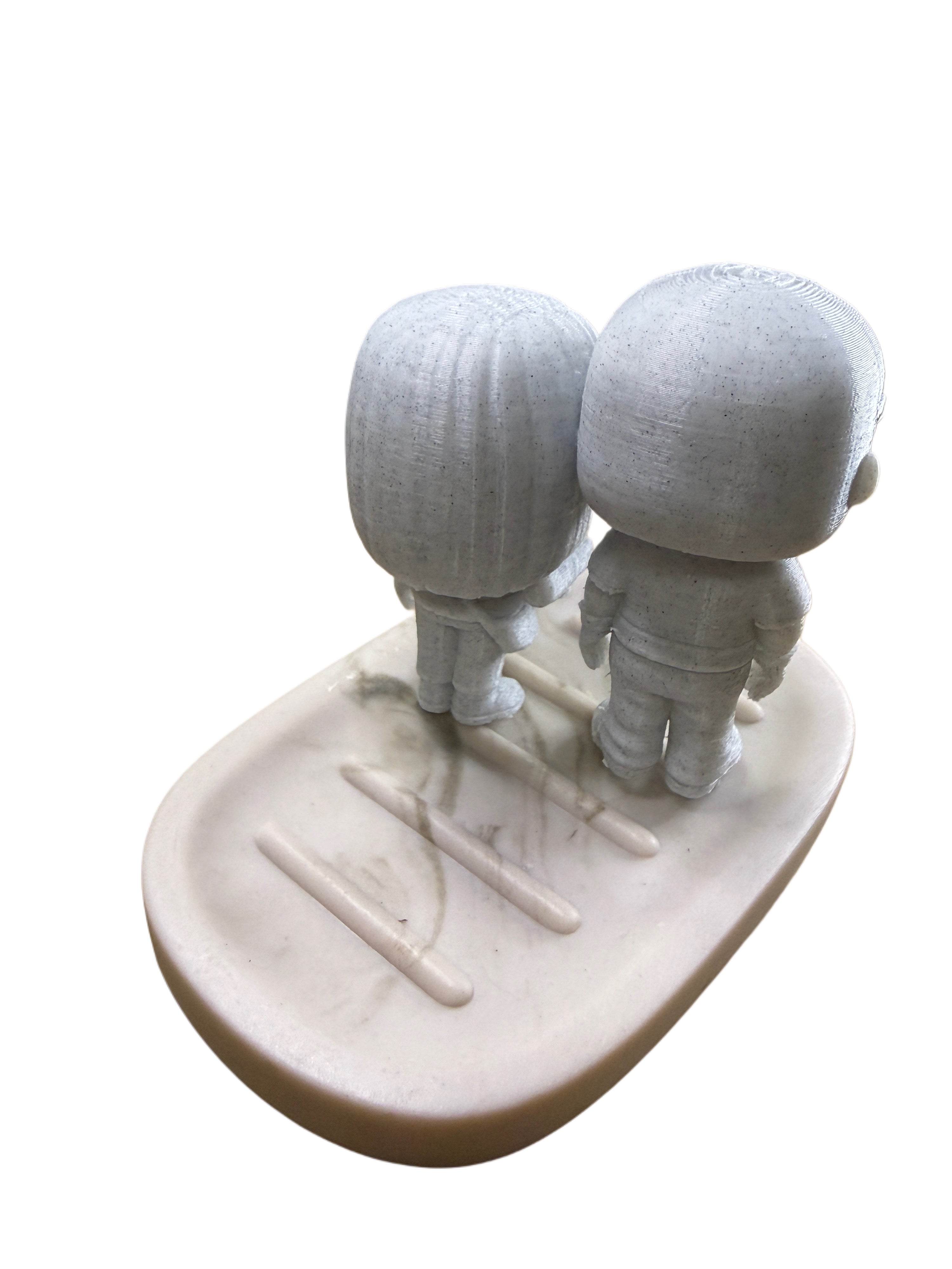 Custom sculpture his & hers