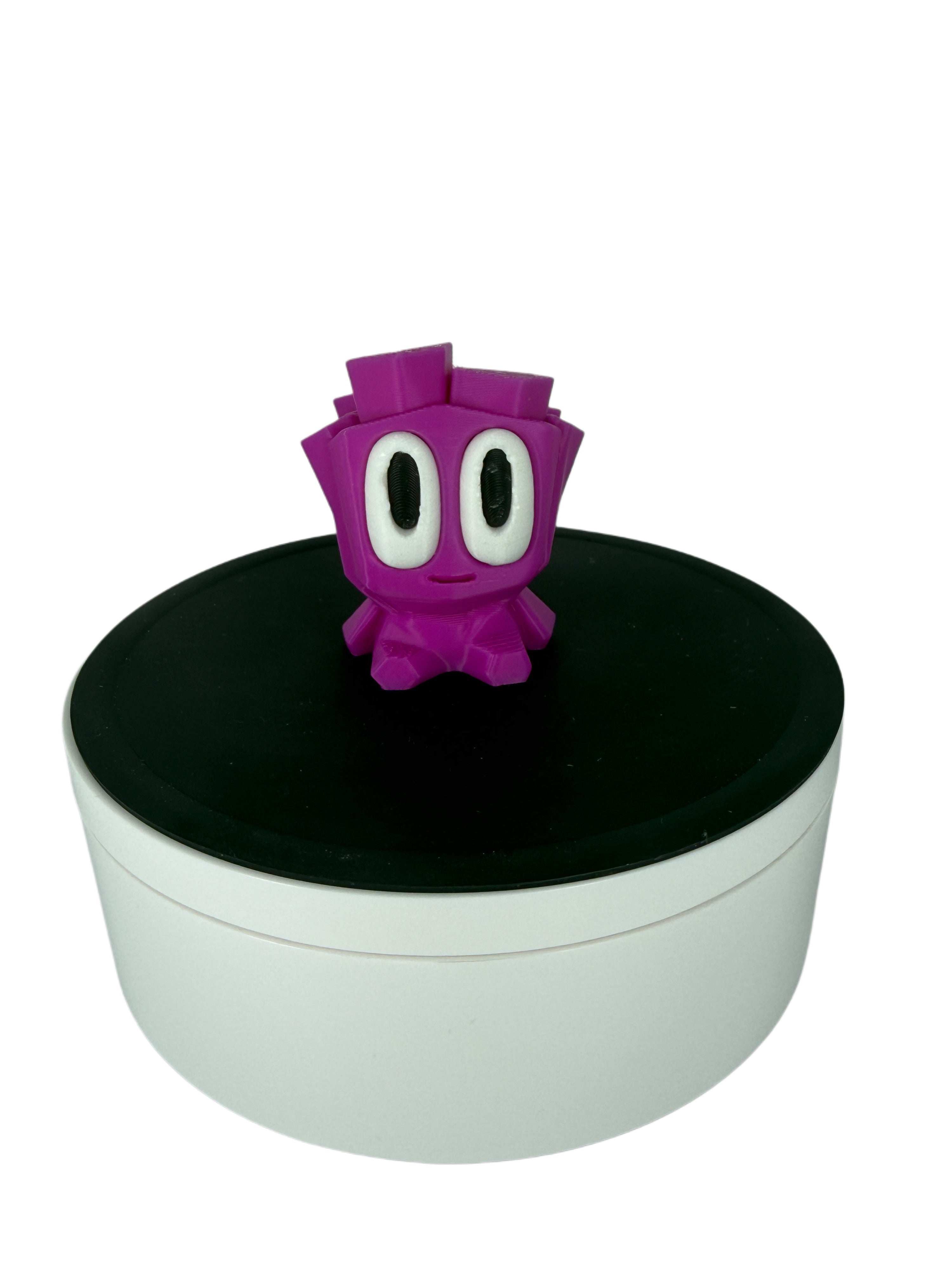 3D Printed Blob Rocks Collection – Monthly Colour Series with Carry Case Storage Box