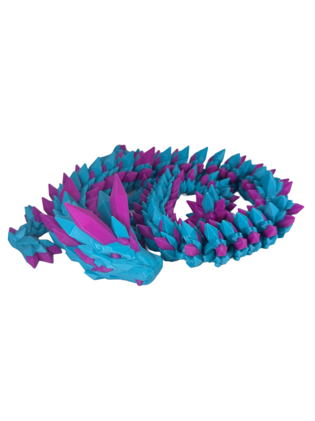 3D Printed Mythical Dragon (Blue & Purple Edition)