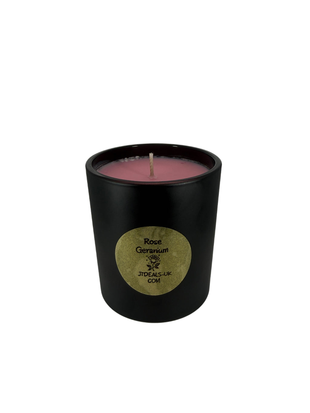 Rose & Geranium Scented Candle