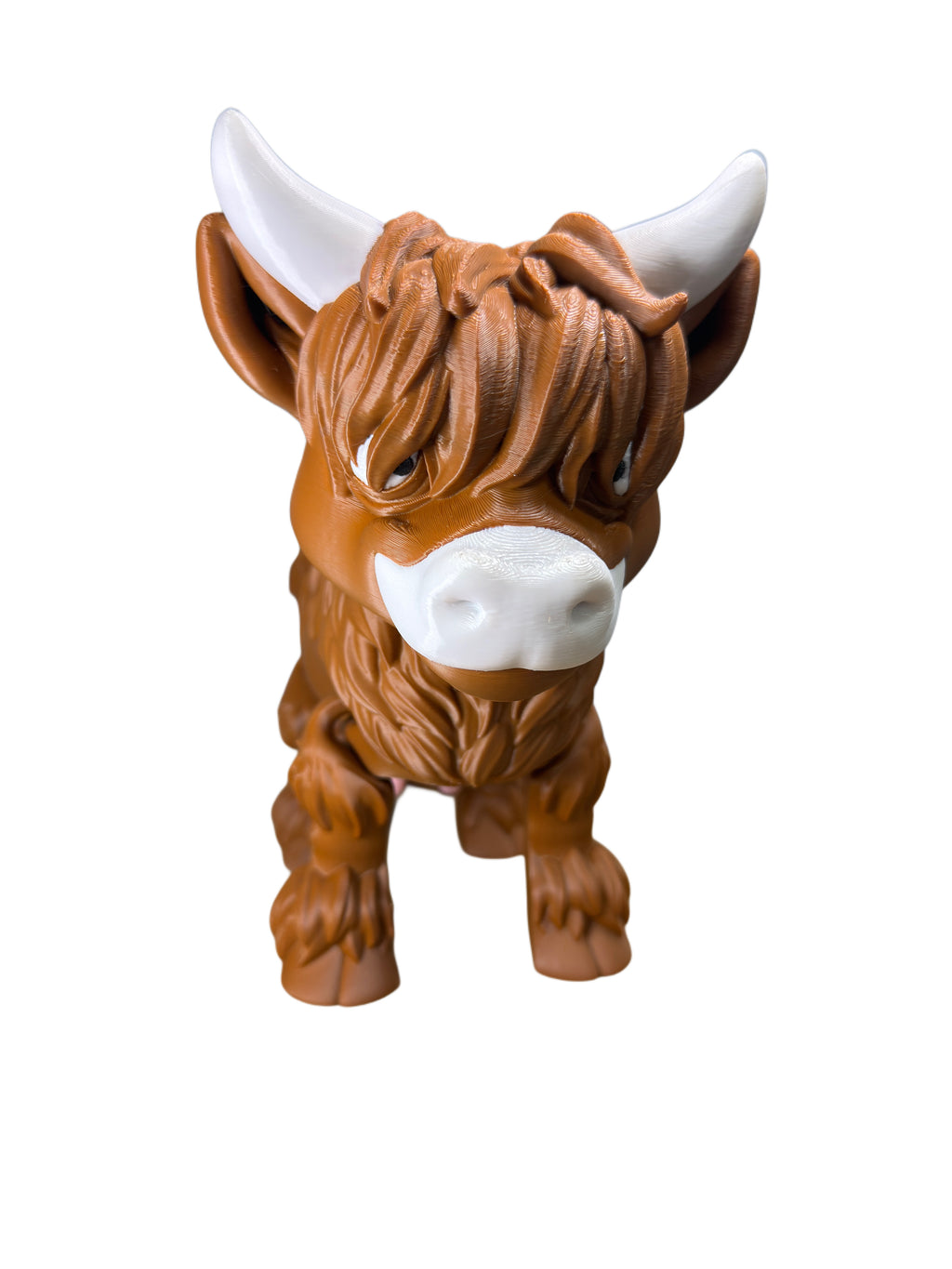 Custom 3D Printed Highland Cow – Detailed Collectible