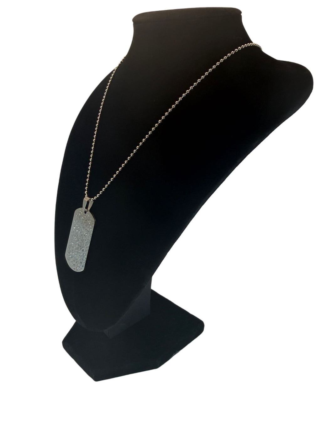 Personalised Dog Tags & Ball Chain Necklace