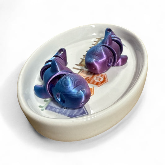 Articulated shark keyrings (multi coloured)