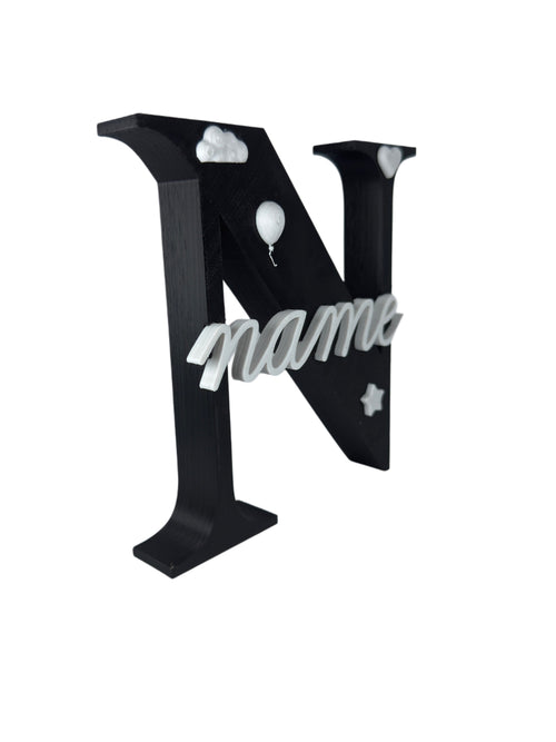 3D Printed Personalised Name Plate – Custom Colours Available | ★★★★★