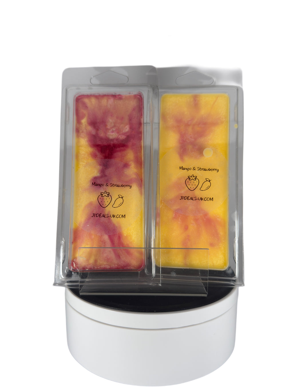 Mango & Strawberry Scented Soya Wax Snap Bar – Tropical Fruity Fragrance