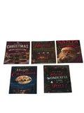 🎄 Christmas-Themed Canvas Fridge Magnets – Gloss Finish
