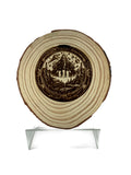 Space Themed Wooden Coaster – Handcrafted from Pine Wood