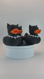 Black Panther Inspired 3D Printed Duck