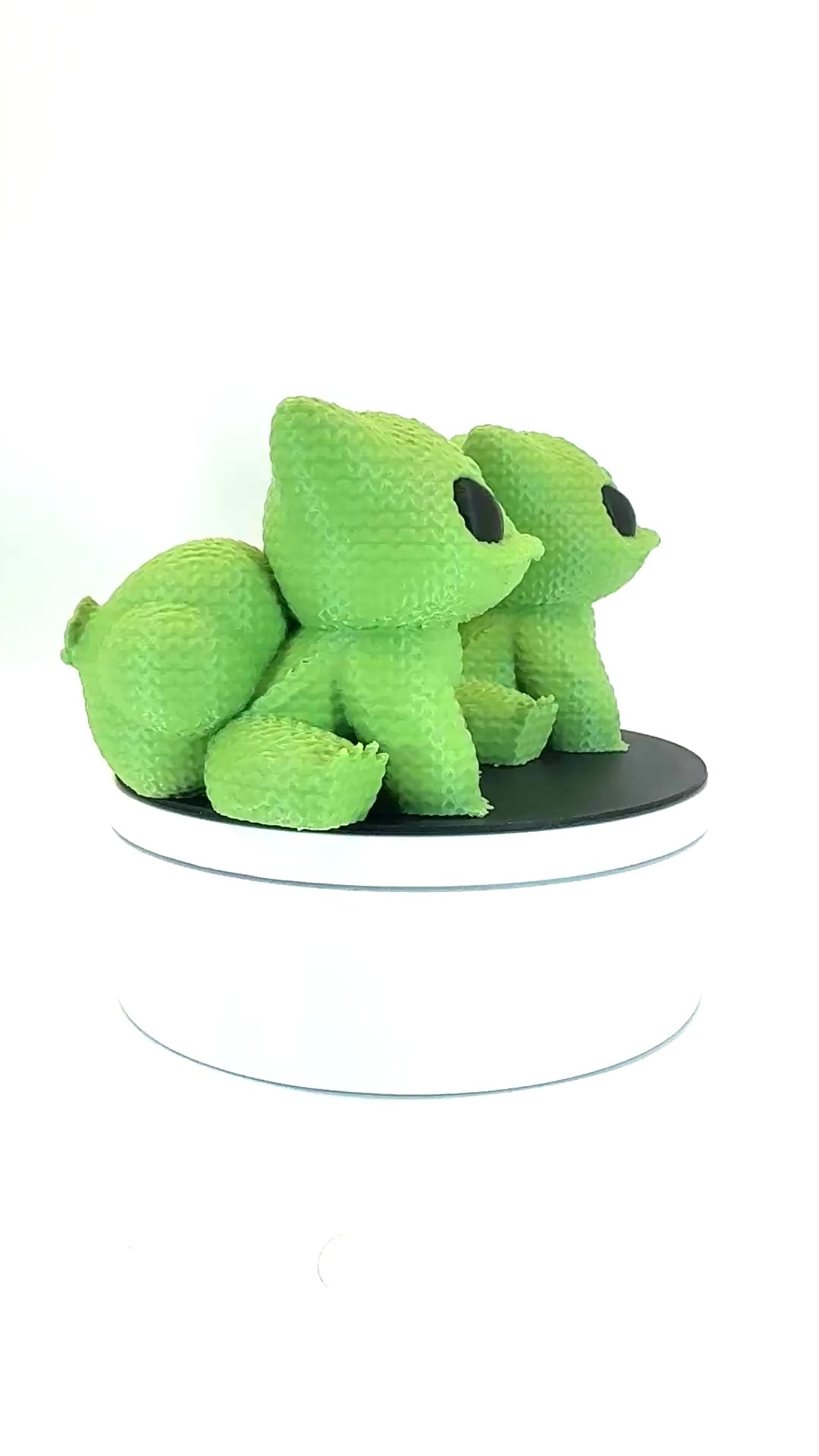 Knitted Textured Bulbasaur