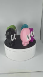 3D Printed Blob Rocks Collection – Monthly Colour Series with Carry Case Storage Box