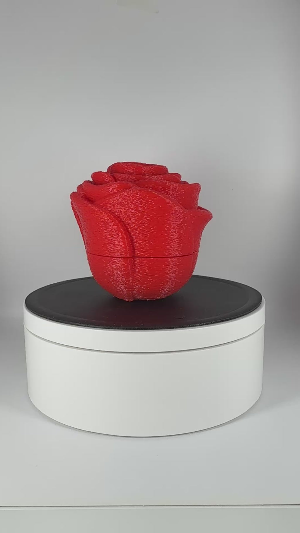 3D Printed Rose Keepsake Trinket Box