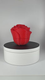 3D Printed Rose Keepsake Trinket Box